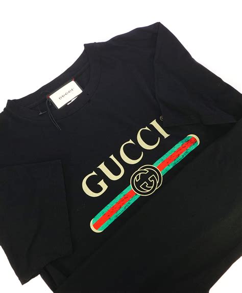 gucci logo t shirt dupe|vintage gucci logo t shirt.